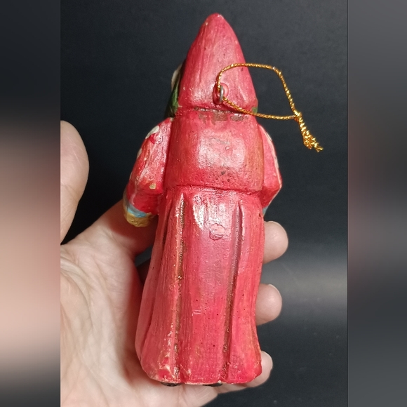 1988 House of Hatten Santa With Goose Christmas Ornament Holiday Decoration - Picture 2 of 5